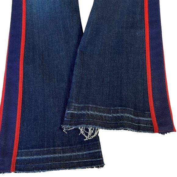 Veronica Beard Carolyn Baby Boot Jean Side Stripe Jeans Women’s Size 24 - Picture 5 of 9